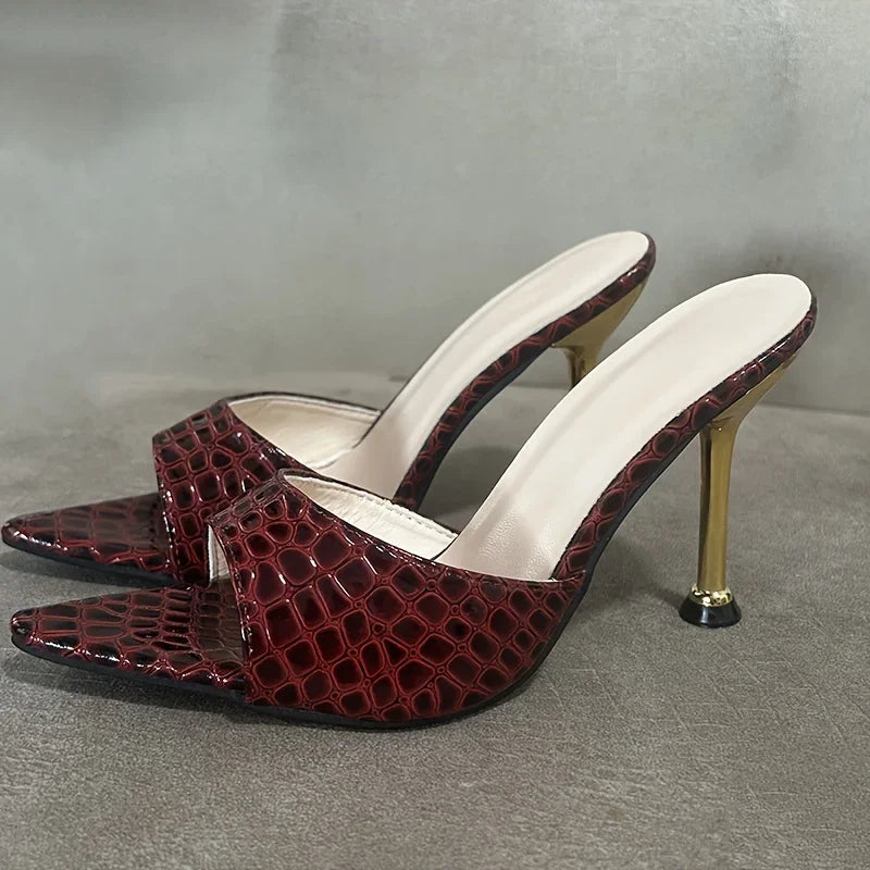 Sandales Glamour Croco