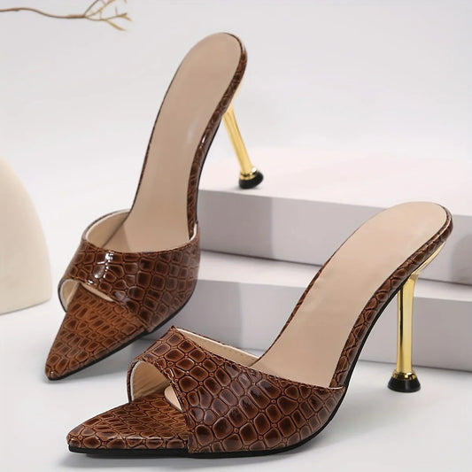 Sandales Glamour Croco